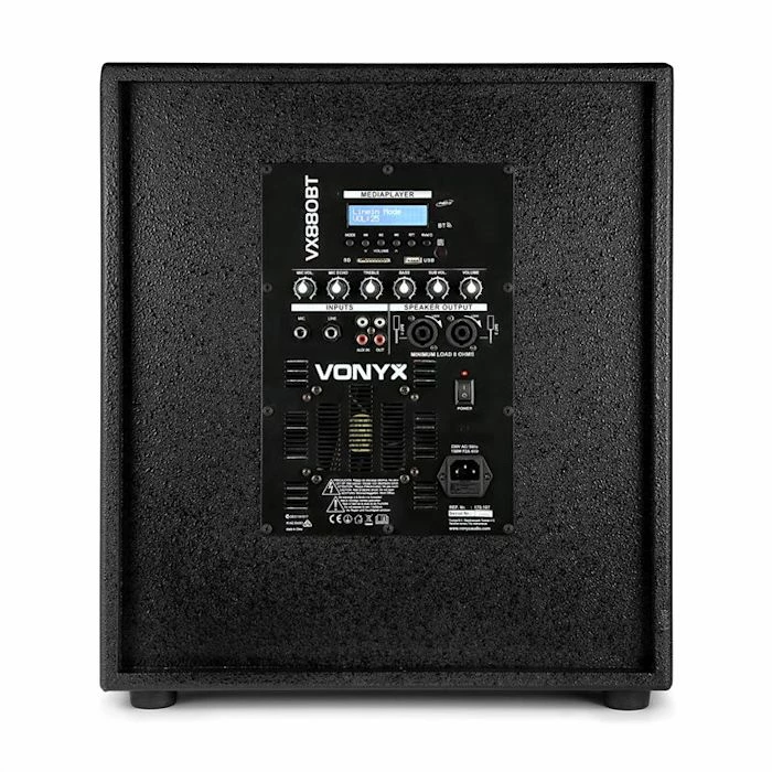 Vonyx Packs & Sets Sono VX880BT 2.1 Ensemble D'enceintes Actives – Image 4