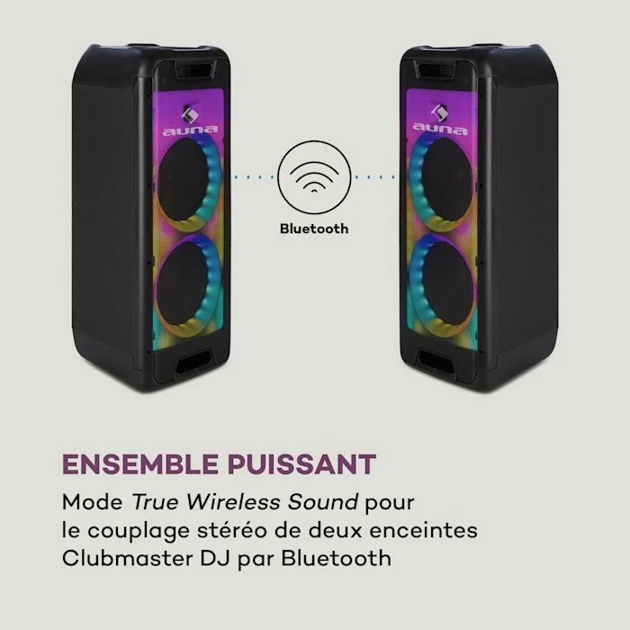 Auna Enceintes De Sono Enceinte DJ Clubmaster – Image 3