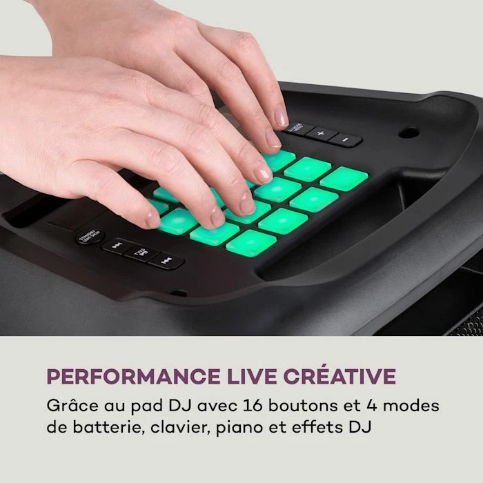 Auna Enceintes De Sono Enceinte DJ Clubmaster – Image 5