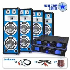 Electronic-Star Packs Sono Classés Selon Les Performances Blue Star Series Bassveteran Quadro Système De Sono