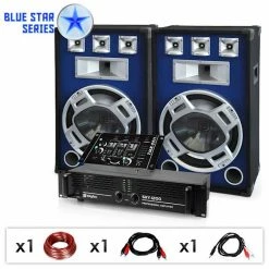 Electronic-Star Packs Sono Classés Selon Les Performances Blue Star Series "Bassmix" Sono De DJ
