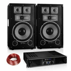 Electronic-Star Packs Sono Classés Selon Les Performances Saphir Series "Warm Up Party" 10PLUS Système De Sono