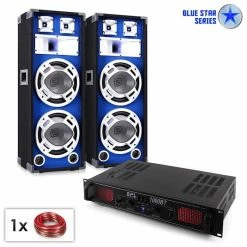 Electronic-Star Packs Sono Classés Selon Les Performances Blue Star Series "Basssound Bluetooth" Système De Sono