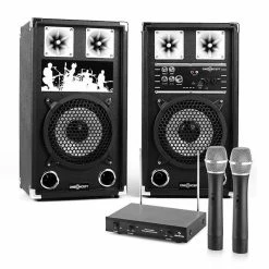 Electronic-Star Enceintes De Sono Kit D'enceintes De Karaoké